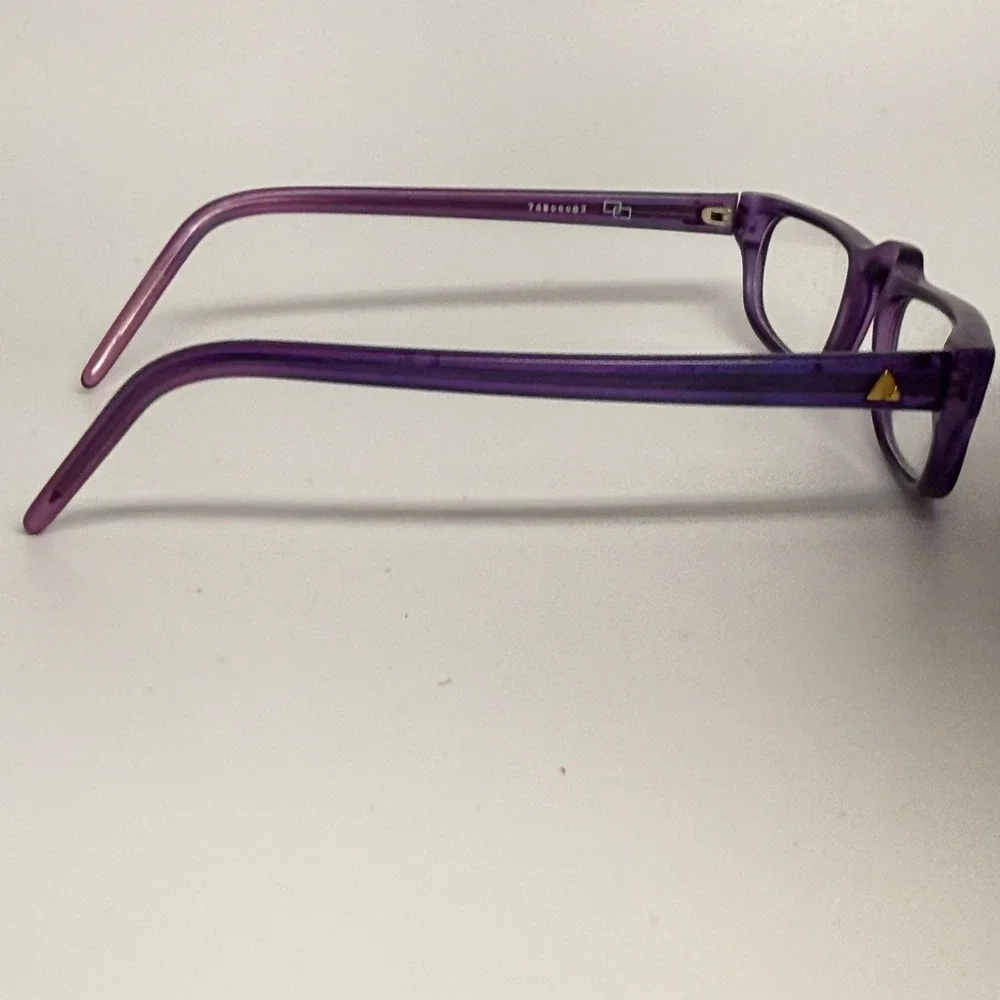 Liz Claiborne Womens Reading Glasses Purple Rectangular‎ Frames 76506083